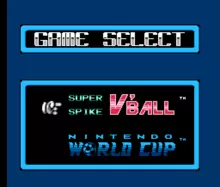 Image n° 1 - titles : Super Spike V'Ball + Nintendo World Cup